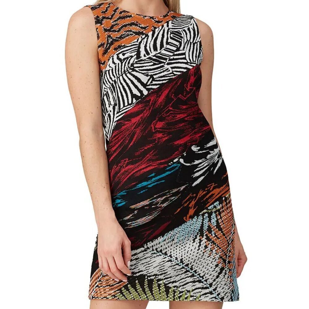 Missoni Dress - Women’s Medium Multicolor - Graphic Shift Sleeveless